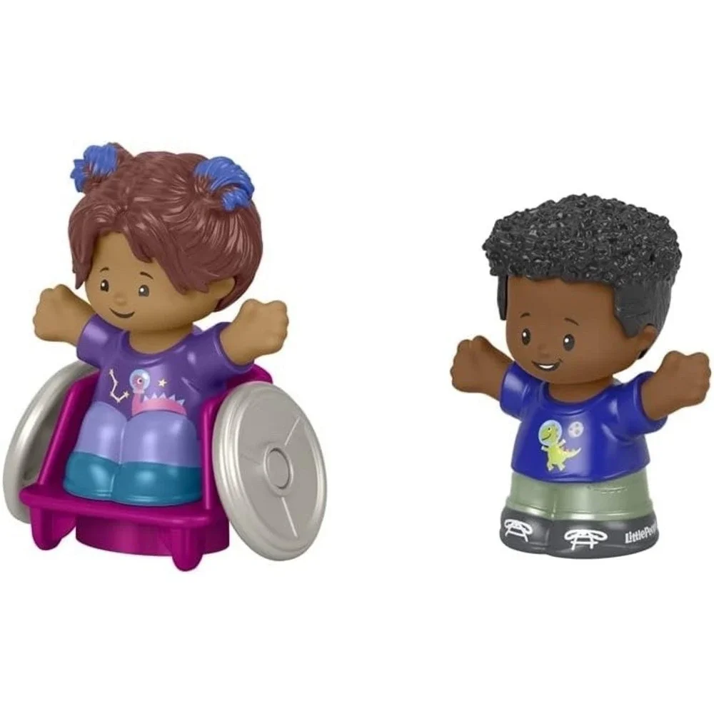 Fisher-Price Little People Figure Sets Friends w/ Space Dinosaur Shirts & Gamers